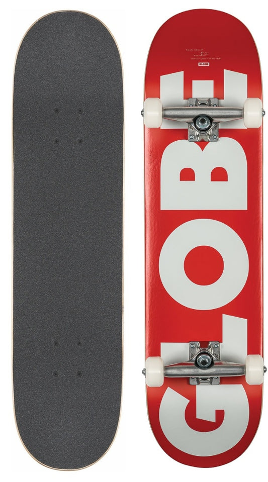 Globe Complete Skateboard G0 Fubar Red/White 8.25"