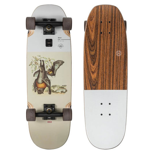 Globe Complete Skateboard Short Cut Flying Foxes 28" Cruiser