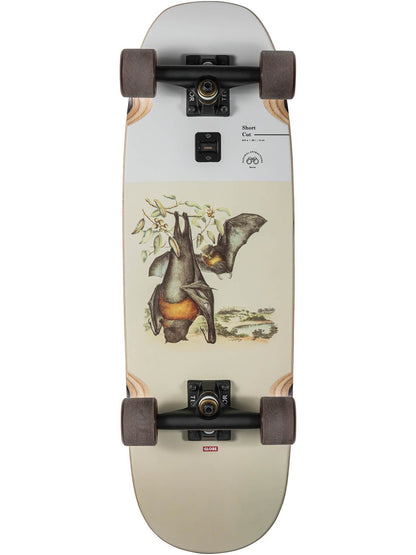 Globe Complete Skateboard Short Cut Flying Foxes 28" Cruiser