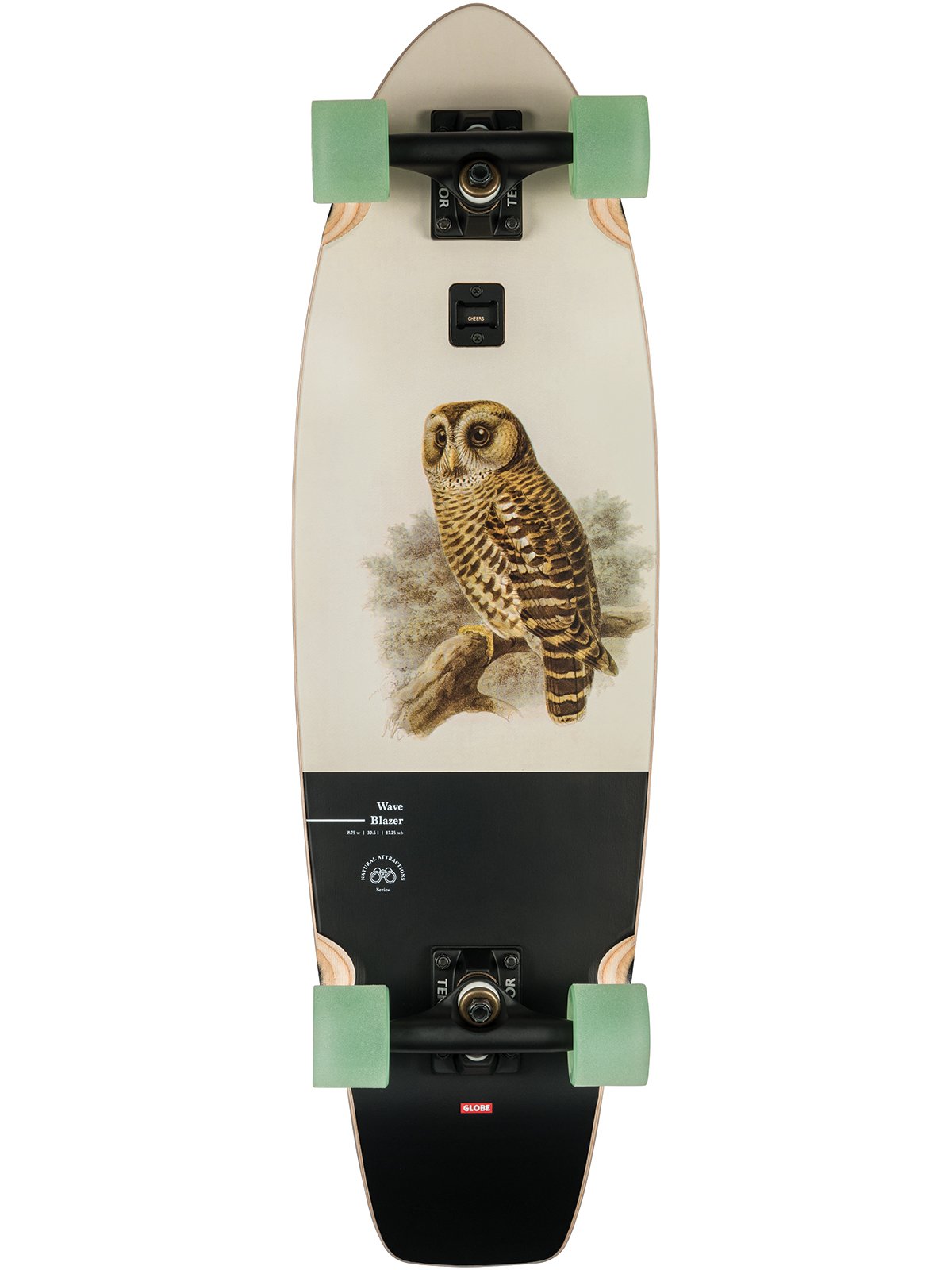 Globe Complete Skateboard Wave Blazer Hoot Owl 31" Cruiser