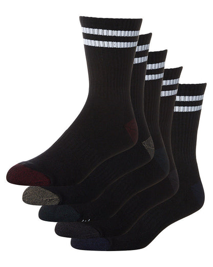 Globe Socks 5 Pack Carter Crew Assorted Black SIZE 7-11 Skateboard Sox