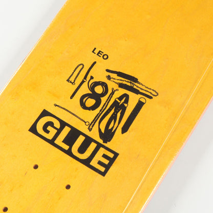 Glue Skateboard Deck Leo Baker Dirty Pigs 8.25"