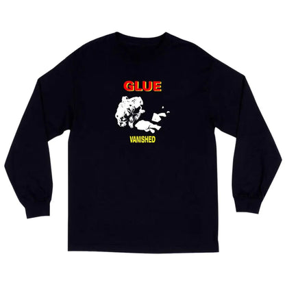 Glue Skateboards L/S Tee Vanished Black Skateboard Long Sleeve Shirt