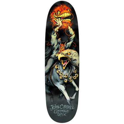 Grimple Stix Skateboard Deck Guest John Cardiel 9.18" Huffer shape