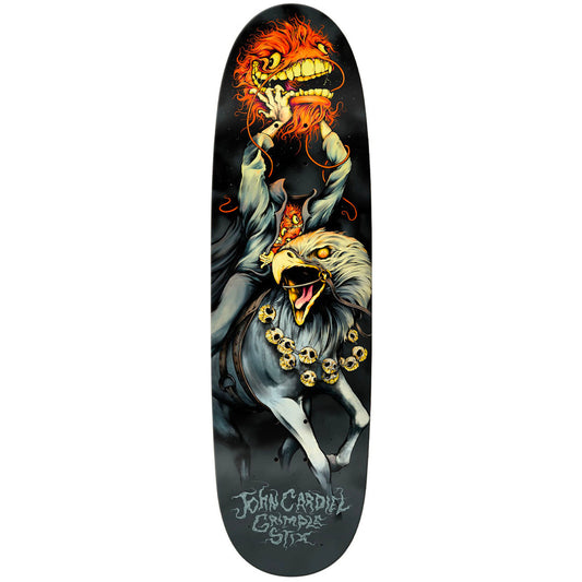 Grimple Stix Skateboard Deck Guest John Cardiel 9.18" Huffer shape