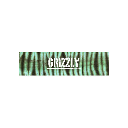 Grizzly Grip Tape Tie Dye Green/Black Sheet Full Skateboard Deck Griptape