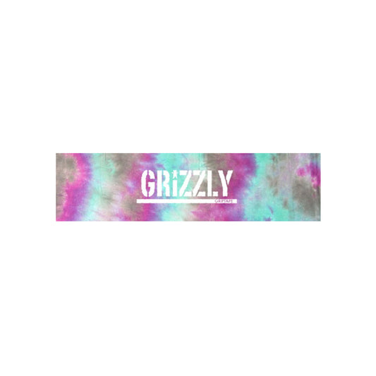 Grizzly Grip Tape Tie Dye Hol21 Pink/Blue Sheet Full Skateboard Deck Griptape