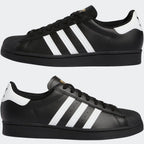 Adidas Shoes Superstar Adv Black White White Us Size Skateboard Sneakers