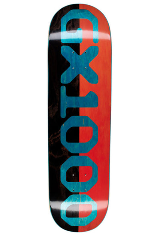 GX1000 Skateboard Deck Split Veneer Black Red 8.25"