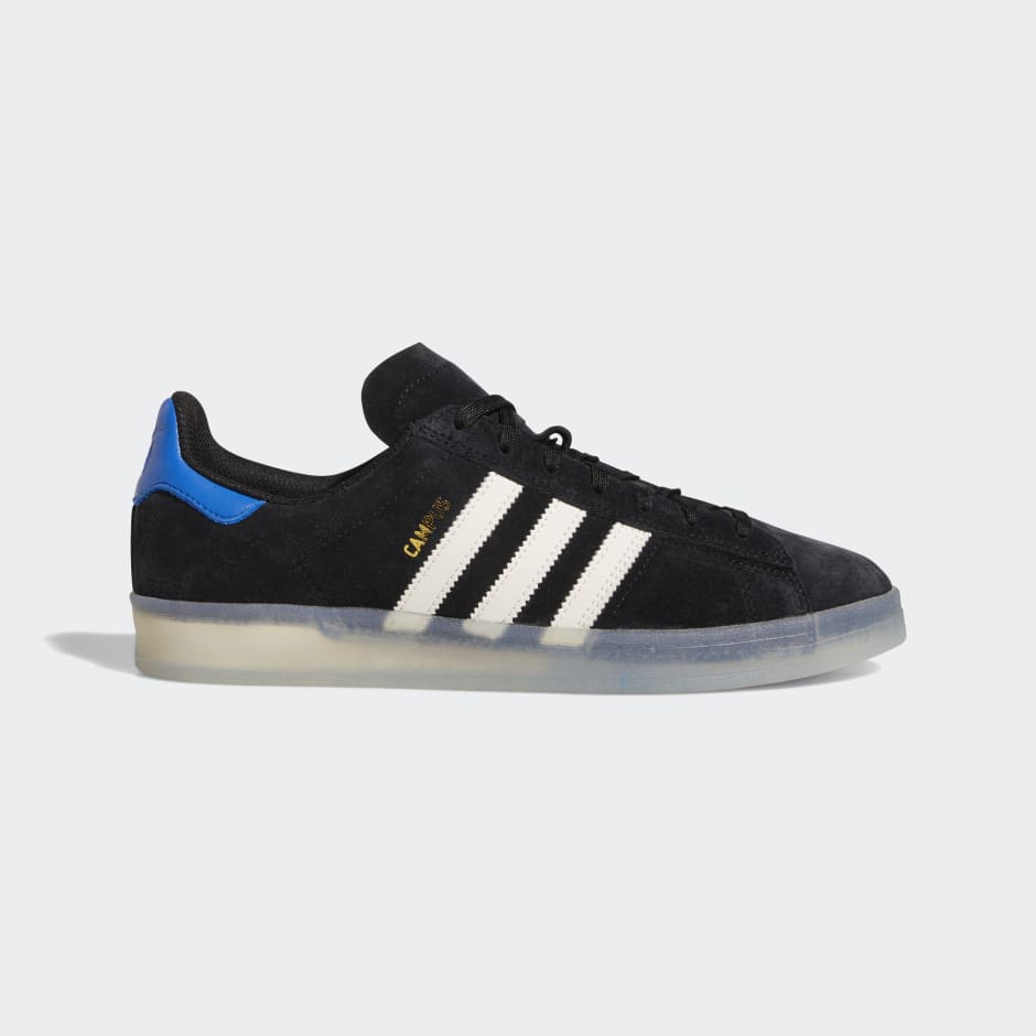 Adidas Shoes Campus Adv X Maxallure Black White Blue Us Size Skateboard Sneakers