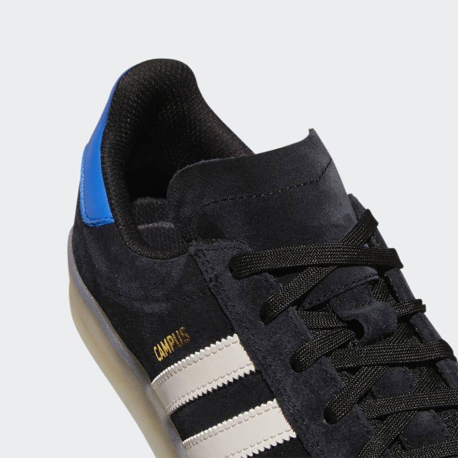 Adidas Shoes Campus Adv X Maxallure Black White Blue Us Size Skateboard Sneakers