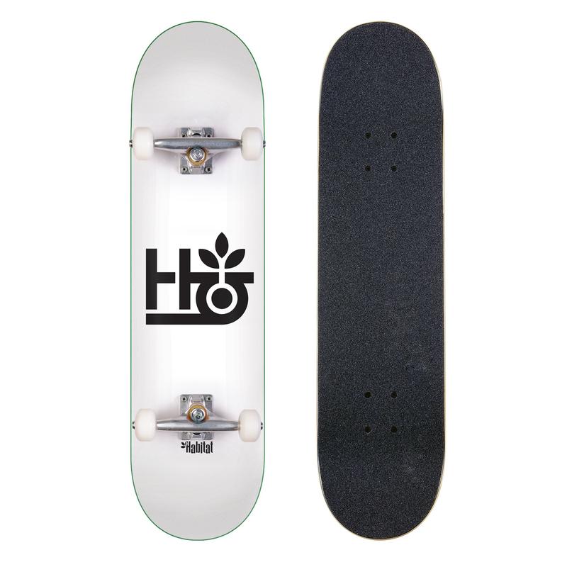 Habitat Complete Skateboard Pod White 8"