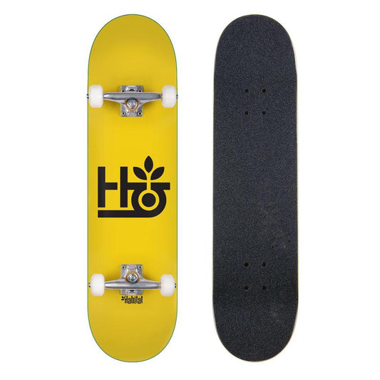 Habitat Complete Skateboard Pod Yellow 7.5"