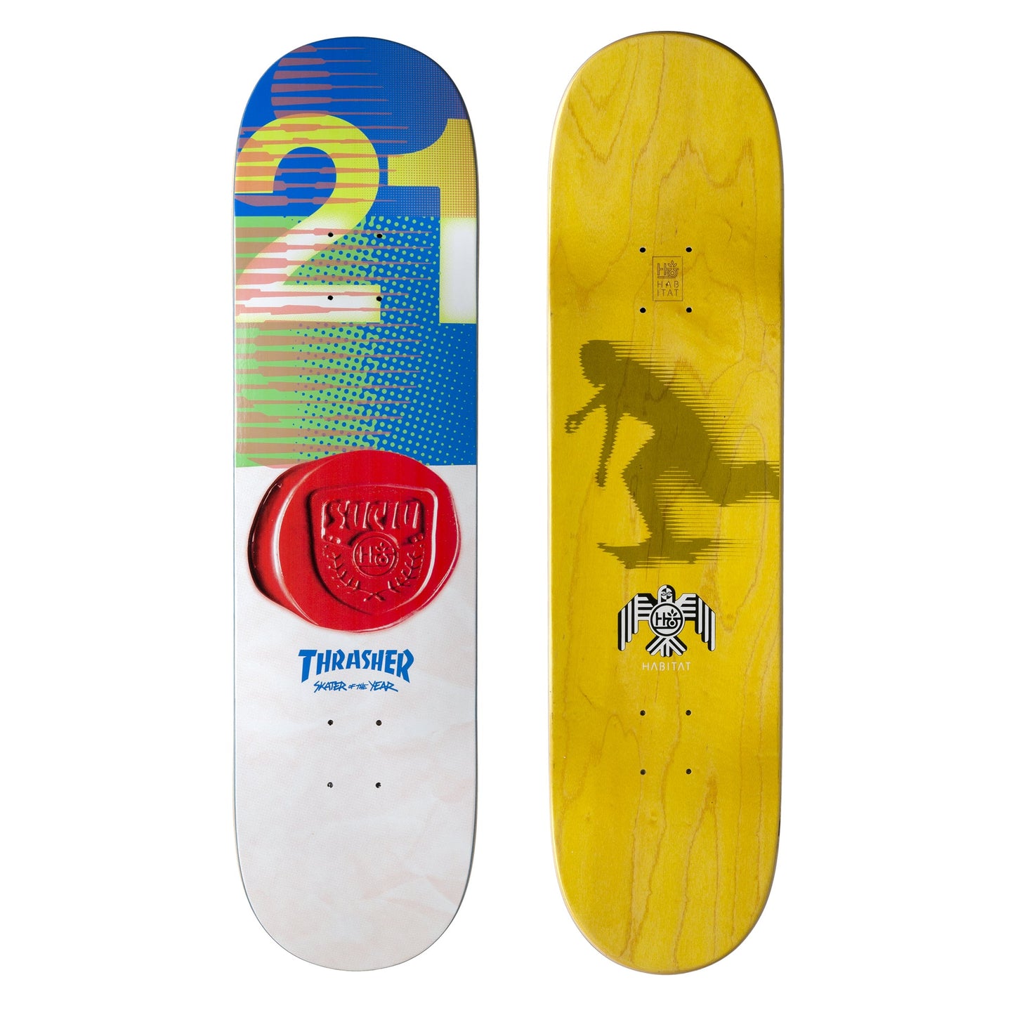 Habitat Skateboard Deck Mark Suciu SOTY 8.375" (TWIN TAIL)