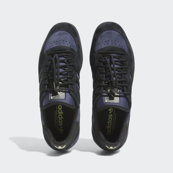 Adidas Shoes Handball Top X Mike Low Black Navy Yellow Us Size Skate Sneakers