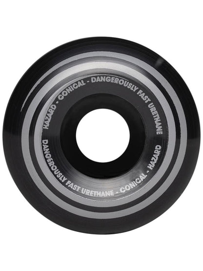 Hazard Skateboard Wheels Radio Active CS Conical Black 52MM