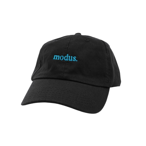 Modus Bearings Cap OG Embroidery Black OSFM Skateboard Hat
