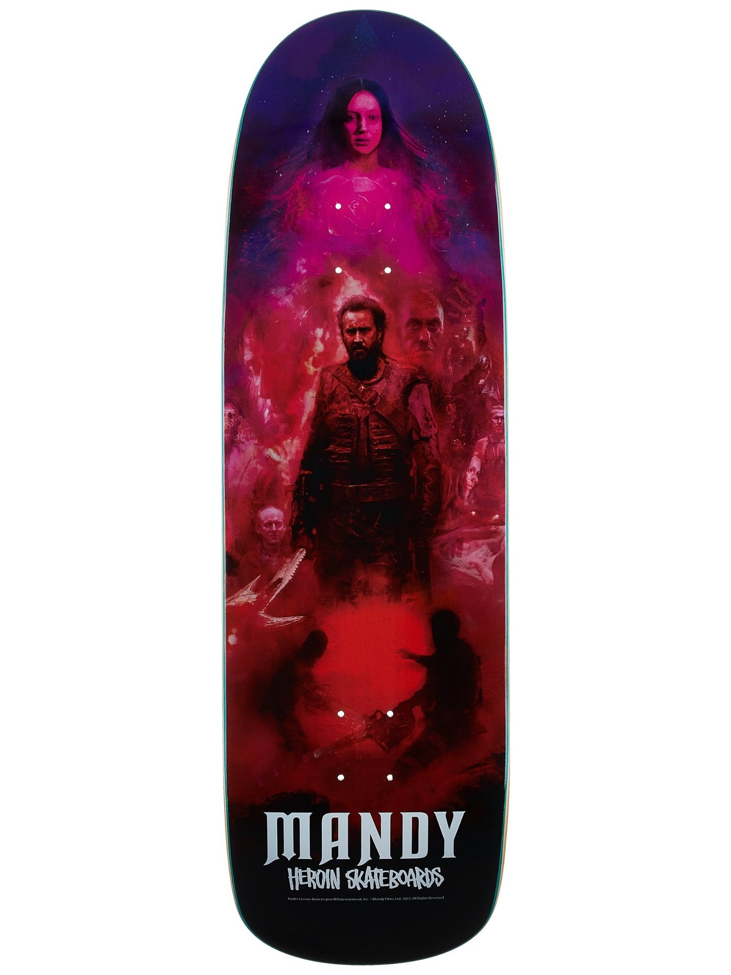 Heroin Skateboard Deck x Mandy Poster 9.6"