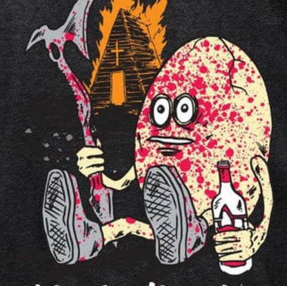 Heroin Tee Mandy Egg Black Skateboard T-Shirt