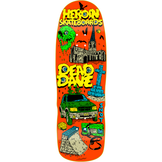 Heroin Skateboard Deck Dead Dave Life 10"