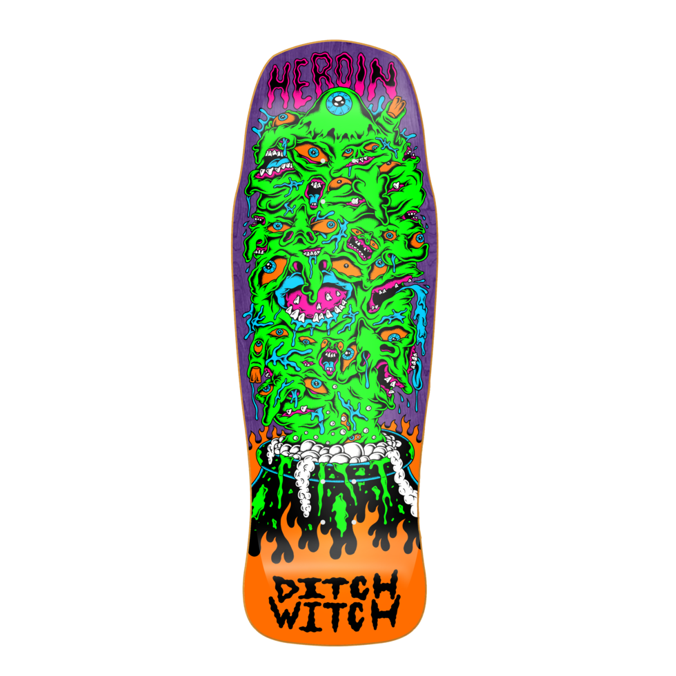 Heroin Skateboard Deck Ditch Witch 5 10 1