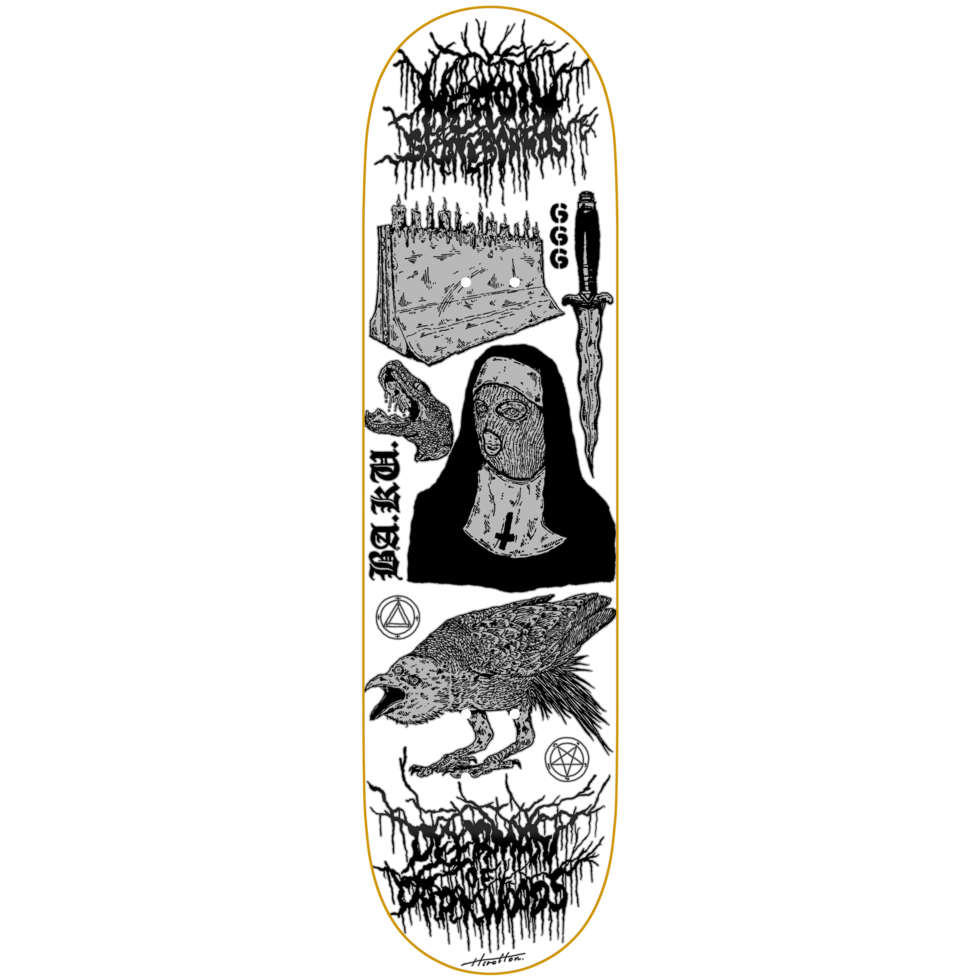 Heroin Skateboard Deck DMODW Life 9.25"