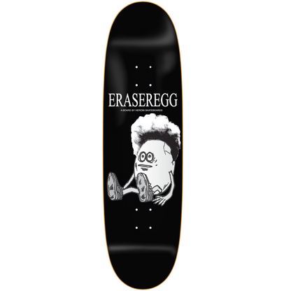 Heroin Skateboard Deck Eraser Egg 8.9" Shaped (Limited Edition)
