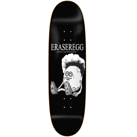 Heroin Skateboard Deck Eraser Egg 8.9" Shaped (Limited Edition)
