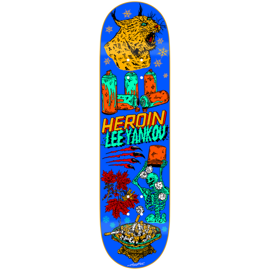 Heroin Skateboard Deck Lee Yankou Life 8.25"