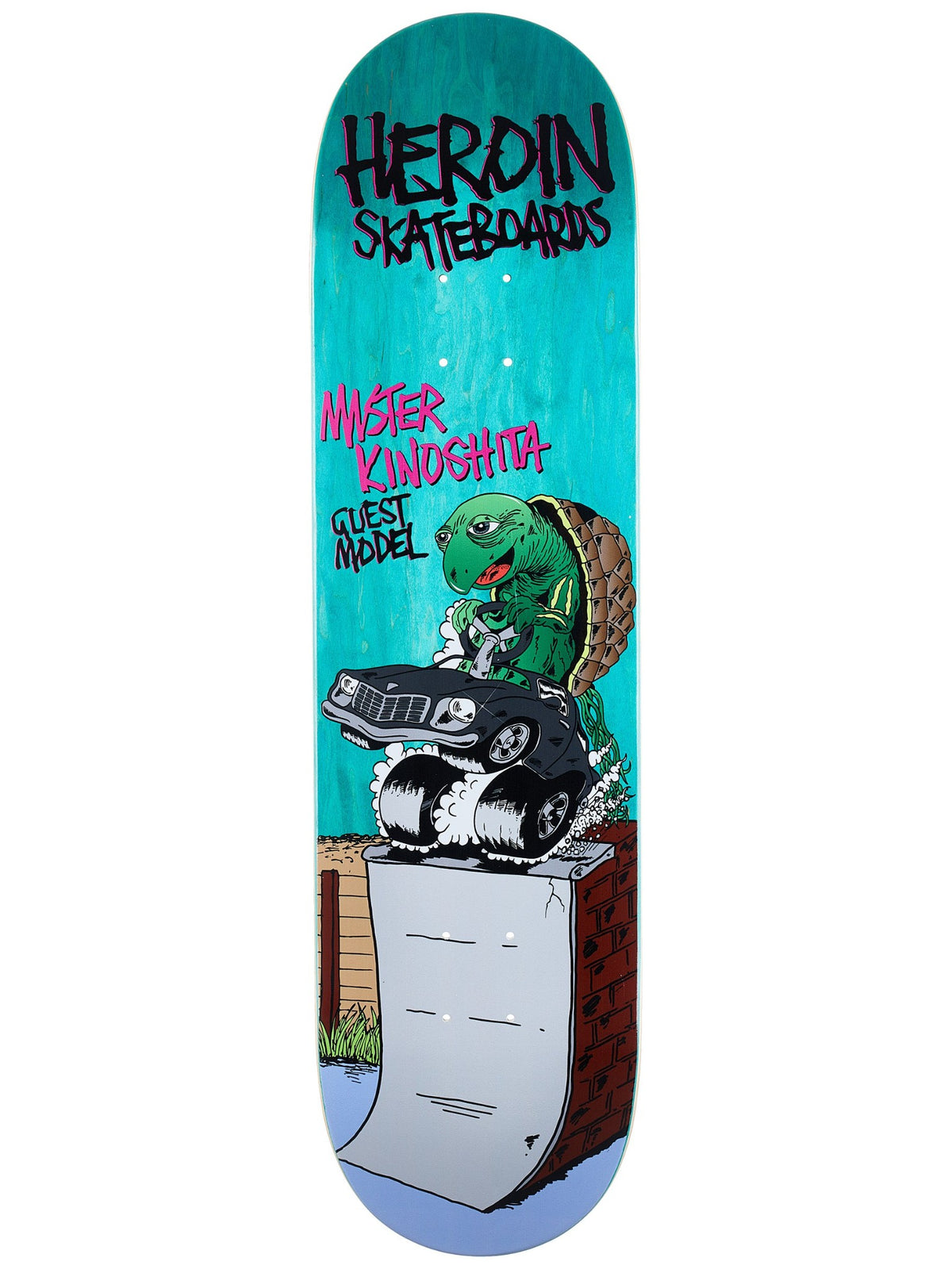 Heroin Skateboard Deck Mr Kinoshita 8 38 Guest Board