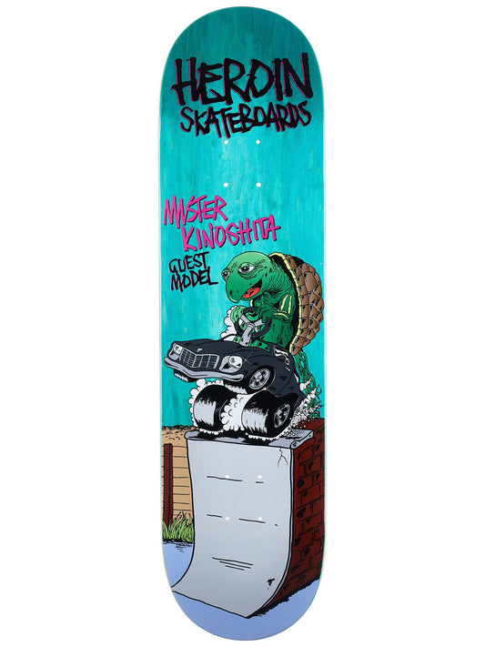 Heroin Skateboard Deck Mr Kinoshita 8.38" (Guest Board)
