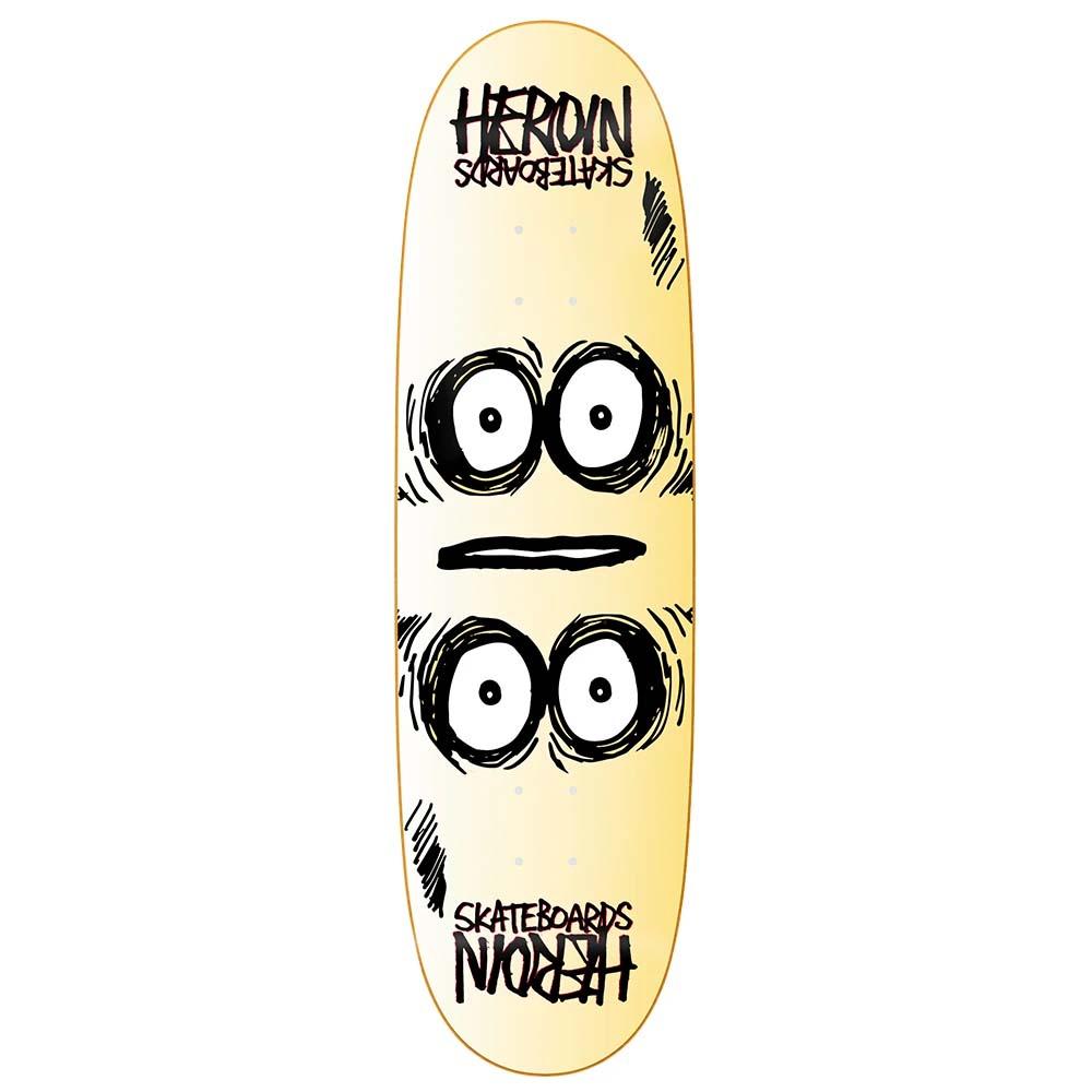 Heroin Skateboard Deck Symmetrical Egg 9 Shaped Limited Edition