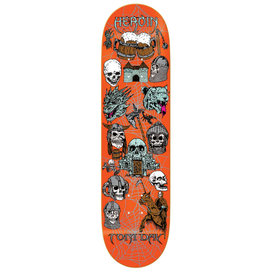 Heroin Skateboard Deck Tom Day Video City 8.5"