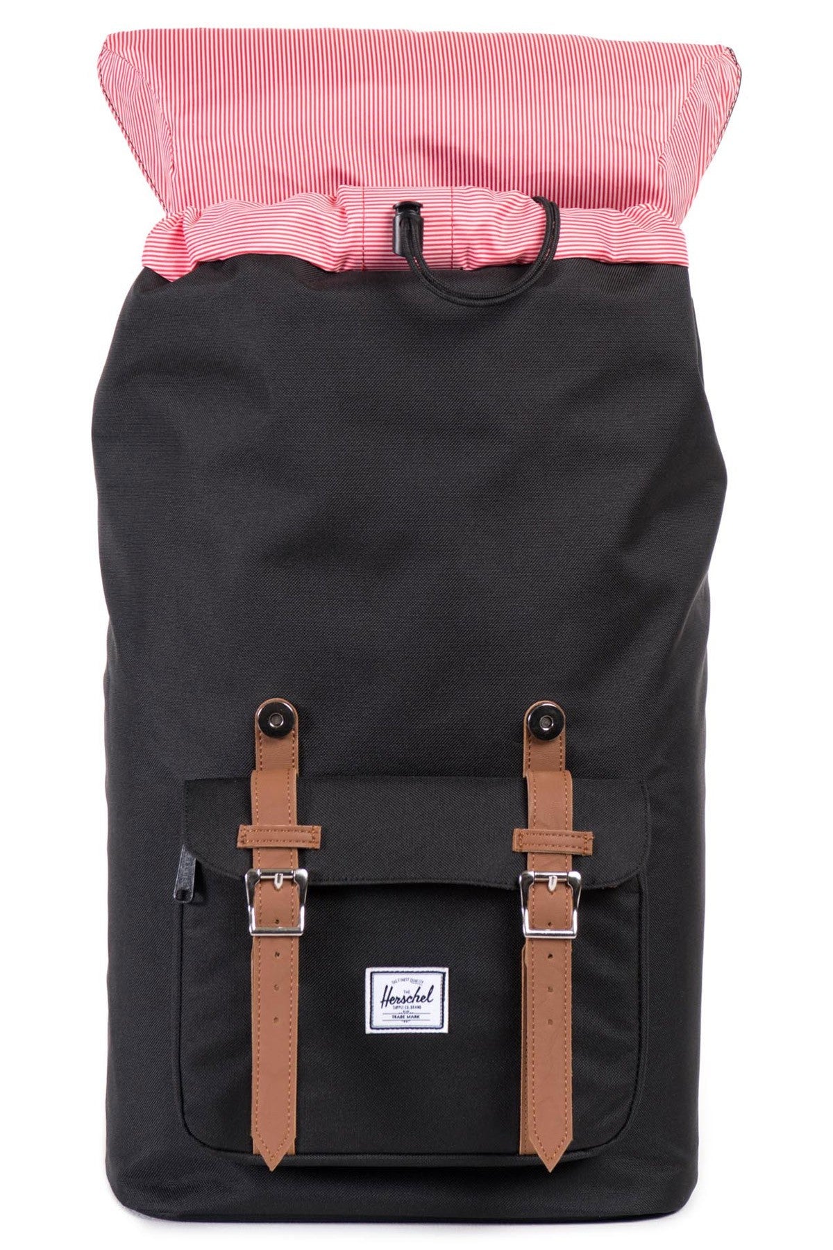 Herschel Supply Co Backpack Little America Black/Tan Synthetic Leather Bag