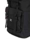 Herschel Supply Co Backpack Little America Black Rubber Skate School Travel Bag