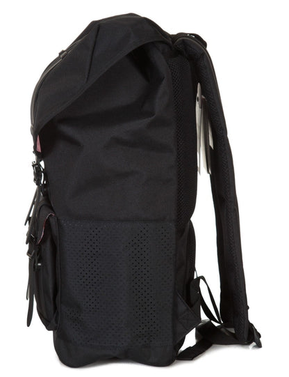 Herschel Supply Co Backpack Little America Black Rubber Mesh School Travel Bag
