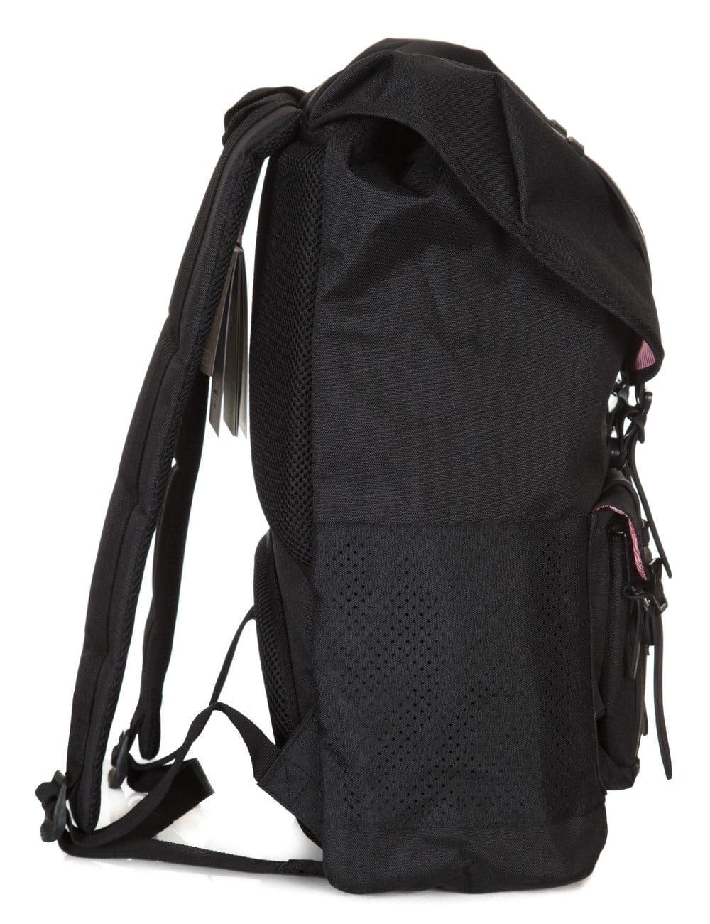 Herschel Supply Co Backpack Little America Black Rubber Mesh School Travel Bag