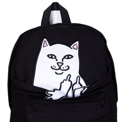 Rip N Dip Backpack Lord Nermal Peace Hands (Removable) Black Skate Bag