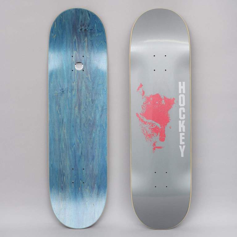 Hockey Skateboard Deck Chaos Grey 9"