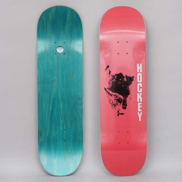 Hockey Skateboard Deck Chaos Red 8 75