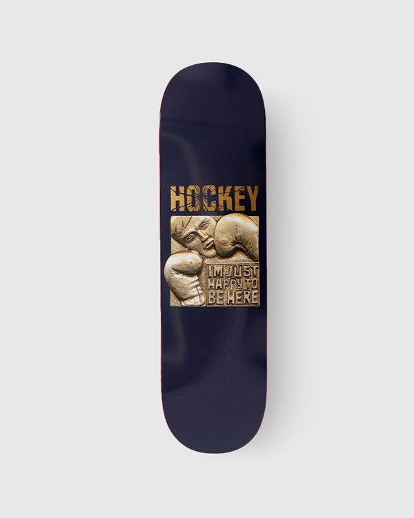Hockey Skateboard Deck John Fitzgerald Happy To Be Here 8.5"