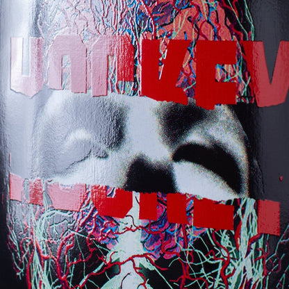 Hockey Skateboard Deck Nerves John Fitzgerald Black 8.25"