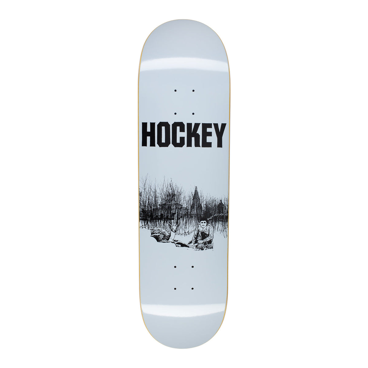 Hockey Skateboard Deck Nik Stain Whisper Blue 8 5