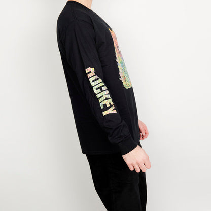 Hockey Tee Aria L/S Black Long Sleeve Skateboard T-Shirt