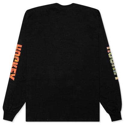 Hockey Tee Aria L/S Black Long Sleeve Skateboard T-Shirt