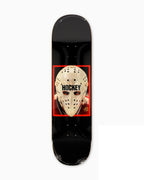 Hockey Skateboard Deck War On Ice Black 8 25