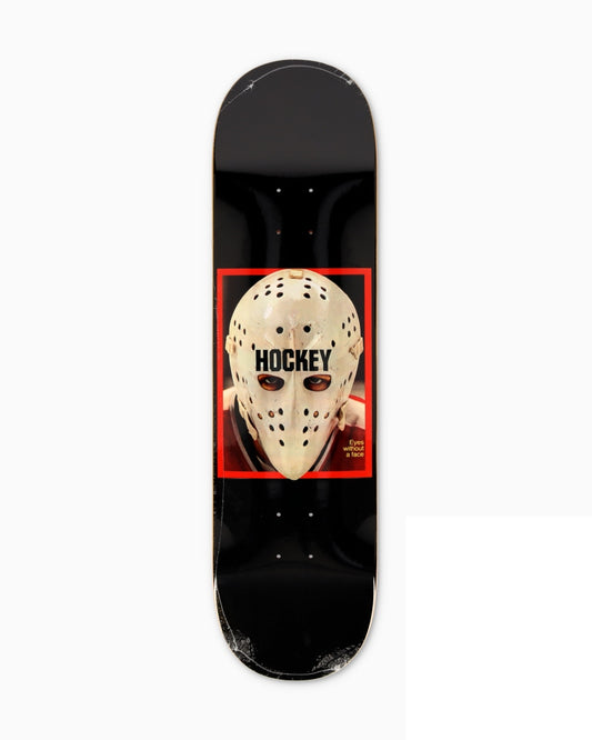 Hockey Skateboard Deck War On Ice Black 8.25"