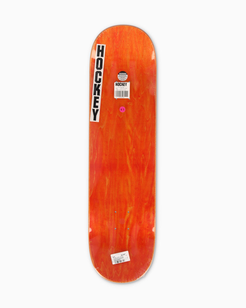 Hockey Skateboard Deck War On Ice Red 8.5"