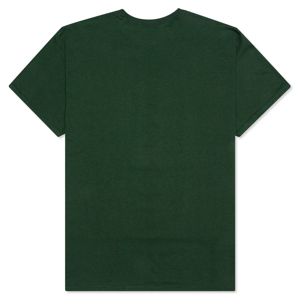 Hockey Tee Nik Stain Forest Green Skateboard T-Shirt