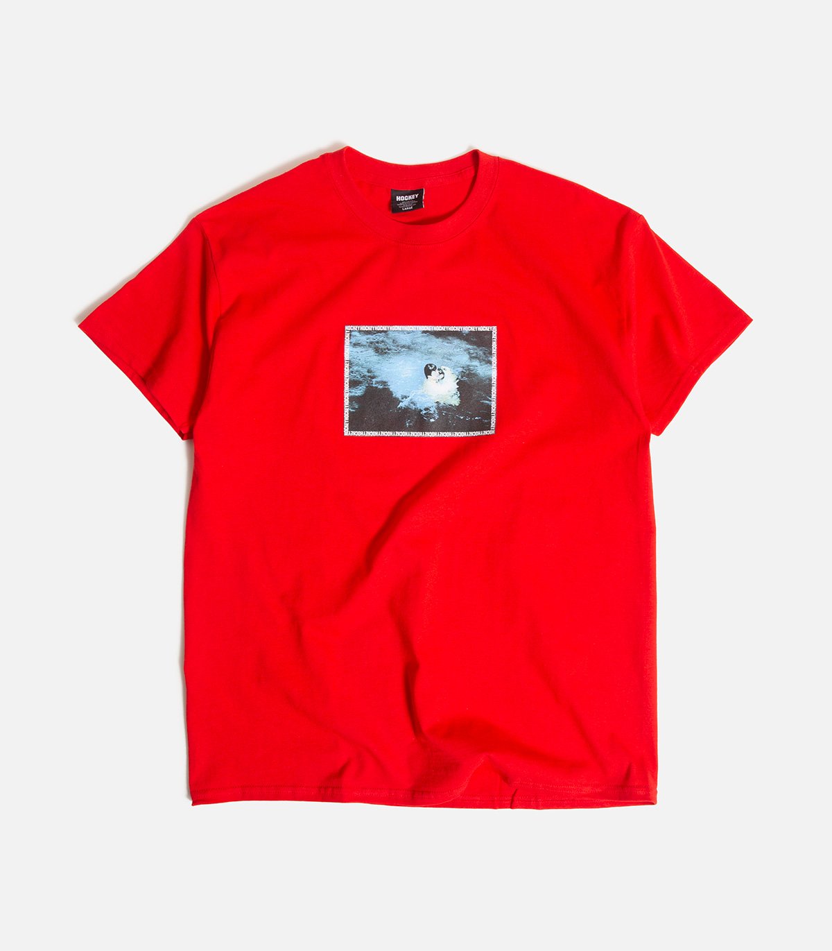 Hockey Tee Rescue Red Skateboard T-Shirt